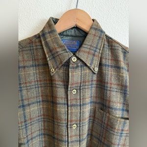 Late 1960’s Green/Brown Wool Pendleton